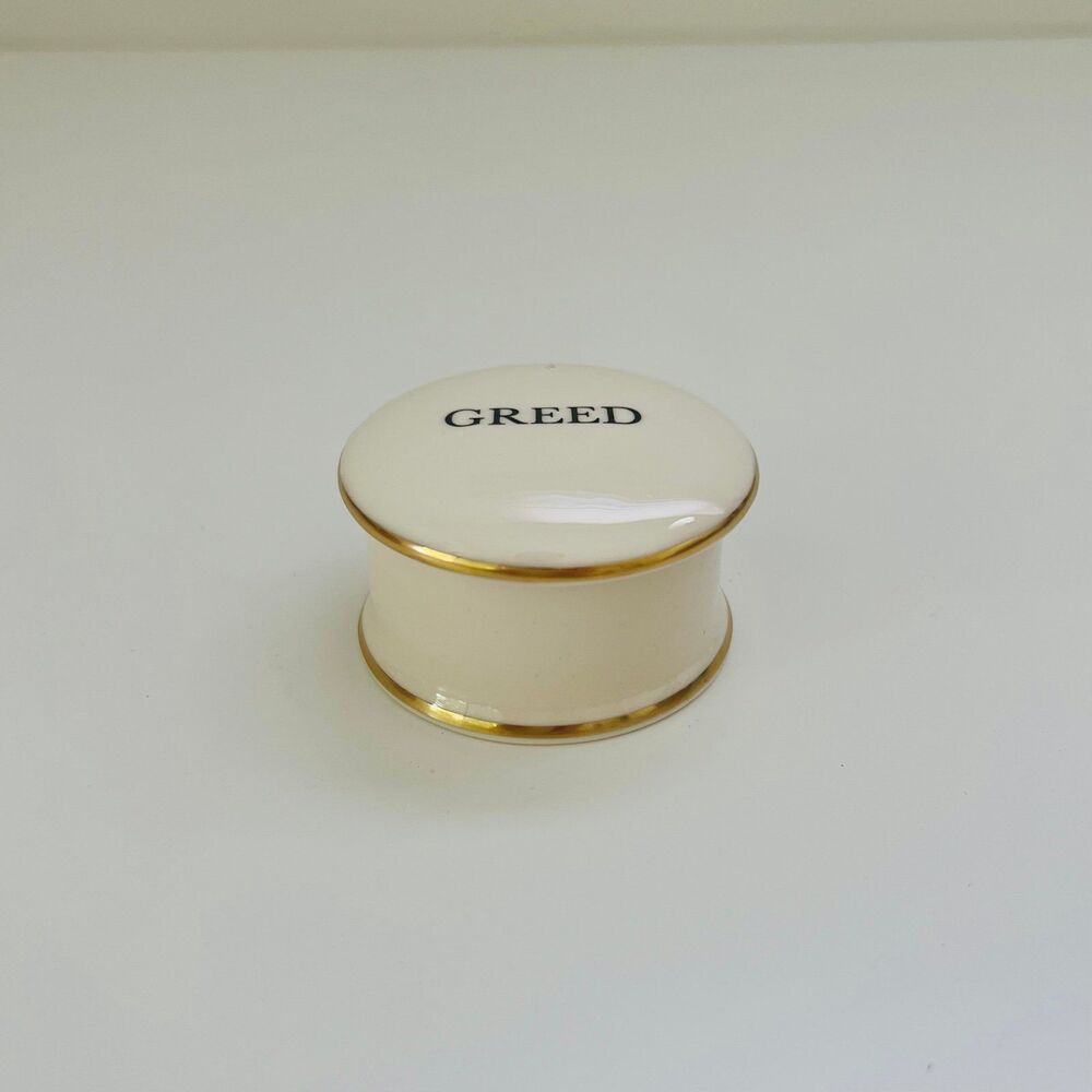 BIG TOMATO COMPANY Trinket Box 7 Deadly Sins GREED